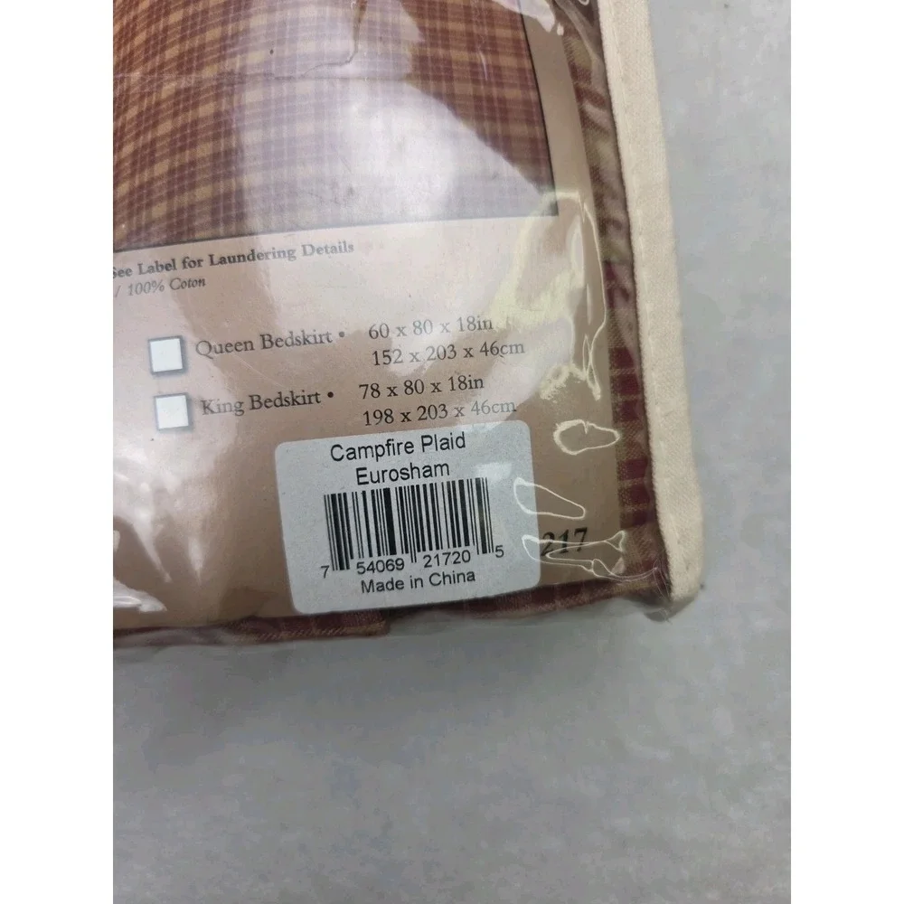 2 NEW Donna Sharp CAMPFIRE PLAID 25